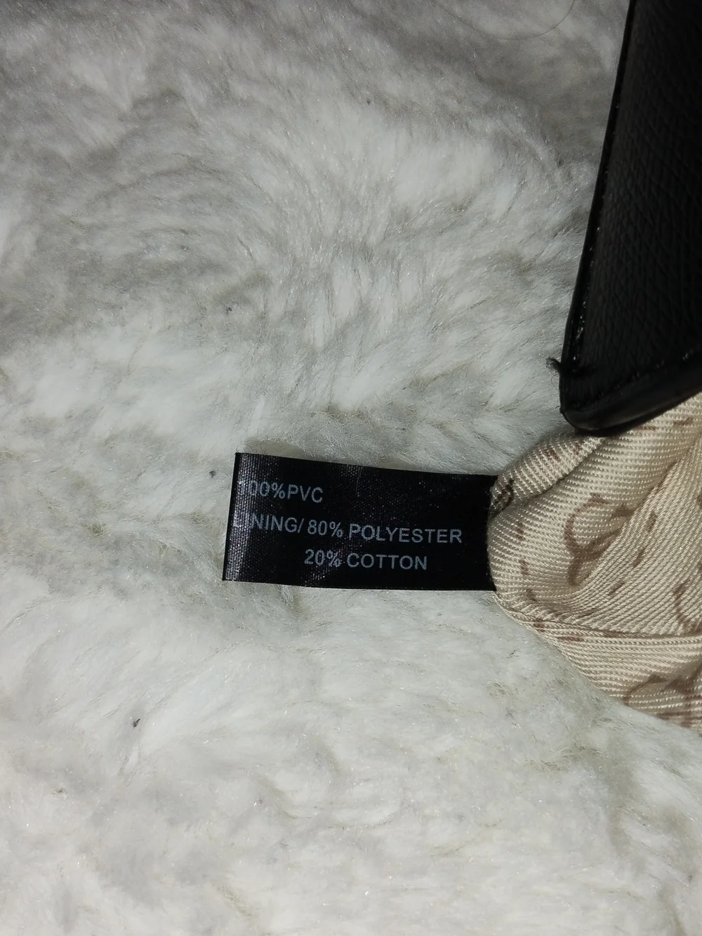 GUESS Black Leather Satchel with Studded Strap